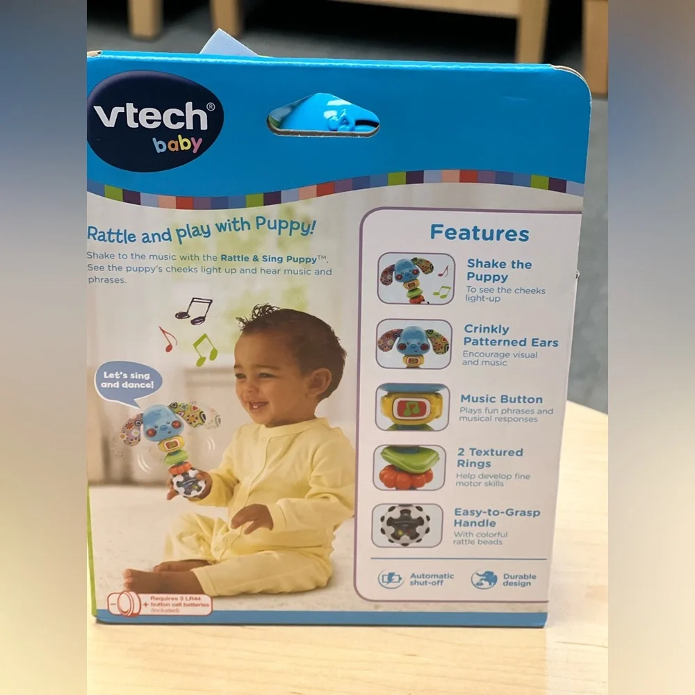 VTech Baby Rattle and Sing Puppy New!!! 3-36 months